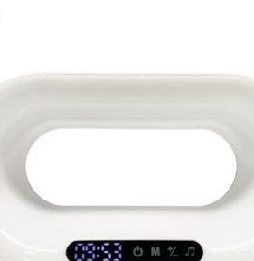 3-in-1 Smart LED Night Light with Wireless Charger & Alarm Clock – APP Controlled RGB Atmosphere Desk Lamp