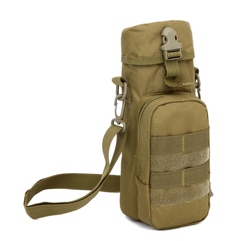 “Insulated Water Bottle Carrier with Shoulder Strap – Travel & Outdoor Bottle Bag”